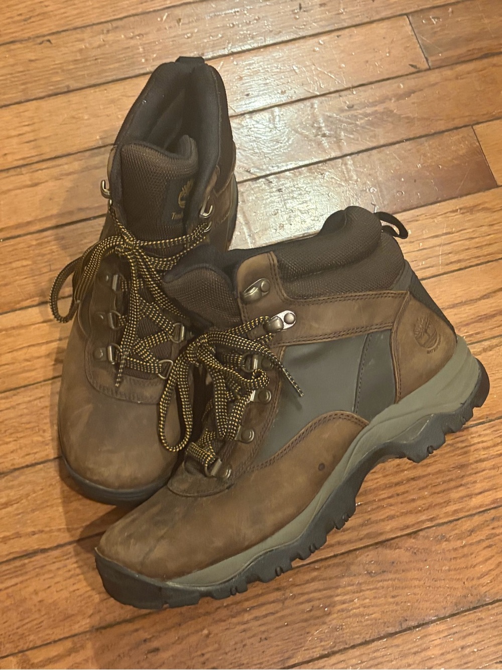 Timberland Women's Keele Ridge Waterproof Mid Hiker Boots Size 8.5 Brown